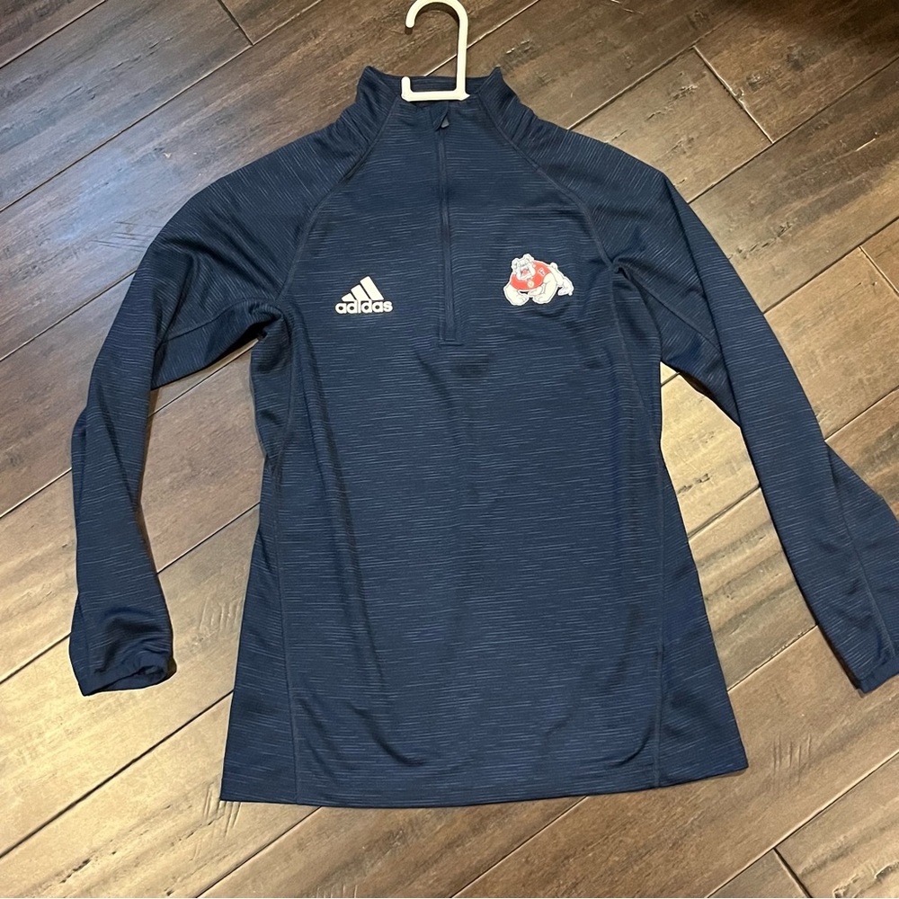 Adidas Dark Blue Half-Zip Pullover